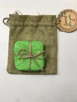 Шампунь твердый без сульфатов, мятный шампунь  60 г