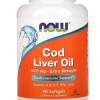 Рыбий жир из печени трески (Cod Liver Oil) - омега-3 капсулы  1000 мг №90