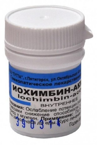 Иохимбин-аккорд гранулы  10 г