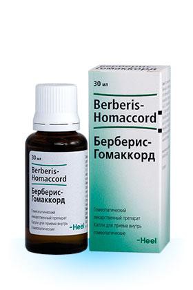 Берберис-гомаккорд капли  30 мл
