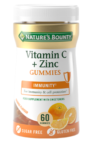 Жевательные пастилки-гаммис «Витамин С плюс цинк» №60