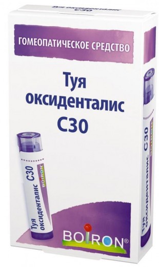 Туя оксиденталис (Туя 30) C30 гранулы  4 г