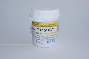 РУС (артриты, остеохондроз, артрозы) гомеопатическая мазь 25 г