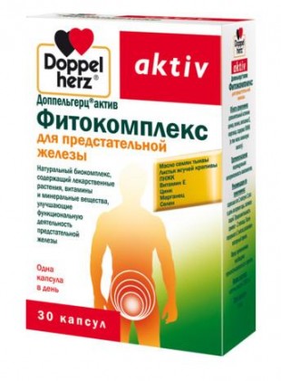 ДОППЕЛЬГЕРЦ® АКТИВ ФИТОКОМПЛЕКС ДЛЯ ПРЕДСТАТЕЛЬНОЙ ЖЕЛЕЗЫ капсулы  №30