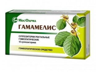 Гамамелис суппозитории рект., свечи  №10 №10