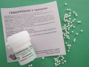 Геморросан гранулы  10 г