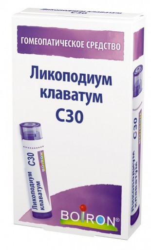 Ликоподиум клаватум (Ликоподиум 30) C30 гранулы  4 г