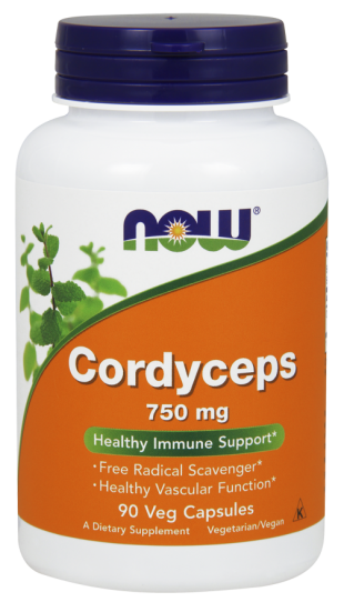 NOW Нау Кордицепс 750мг (CORDYCEPS ) капсулы  №90