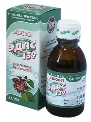Эдас-139 Менолет капли  25 мл