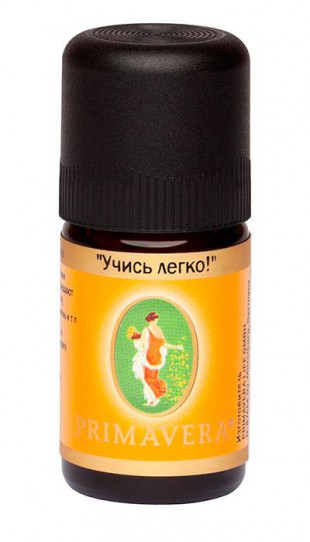 Примавера Лайф Ароматизатор воздуха - смесь эфирных масел «УЧИСЬ ЛЕГКО!», масло  5 мл