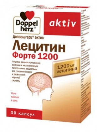 ДОППЕЛЬГЕРЦ® АКТИВ ЛЕЦИТИН ФОРТЕ 1200 капсулы  №30