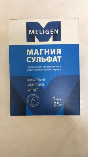 Магния сульфат порошок  25 г №1