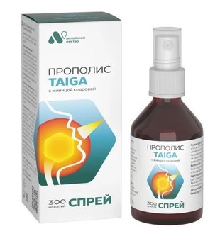 Прополис Taiga с живицей кедровой спрей  50 мл