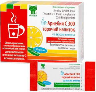 АРНЕБИЯ С 300 горячий напиток со вкусом лимона (Витамин С) порошок  5 г №10