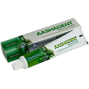 AASHADENT зубная паста, Ним/Бабул/Мята 100 г