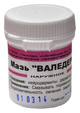 ВАЛЕДЕРМ (нейродермит) гомеопатическая мазь 25 г