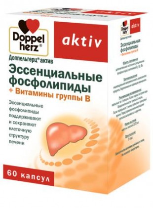ДОППЕЛЬГЕРЦ® АКТИВ ЭССЕНЦИАЛЬНЫЕ ФОСФОЛИПИДЫ + ВИТАМИНЫ ГРУППЫ В капсулы  №60
