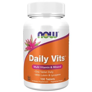 NOW  Нау Дейли Витс мультивитамины и минералы (DAILY VITS  MULTI ) таблетки  №100