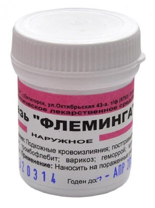 ФЛЕМИНГА (целлюлит, лимфозастой, холодные конечности) мазь 25 г