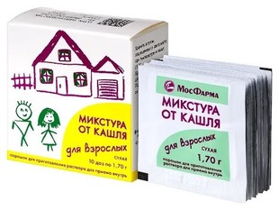 Микстура от кашля для взрослых порошок  1,70 г №10