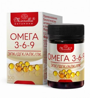 Омега 3-6-9 капсулы  370 мг №100