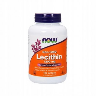 NOW Лецитин тройная сила 1200мг (LECITHIN 1200mg ) капсулы  1200 мг №100