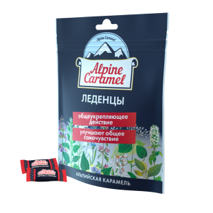 Alpine Caramel Альпийская Карамель Леденцы, 75г (Кармолис) 75 г