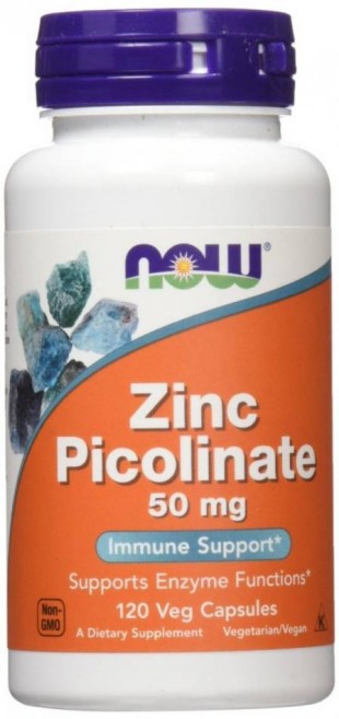 NOW Нау Цинка пиколинат (ZINC PICOLINATE 50mg ) капсулы  №120